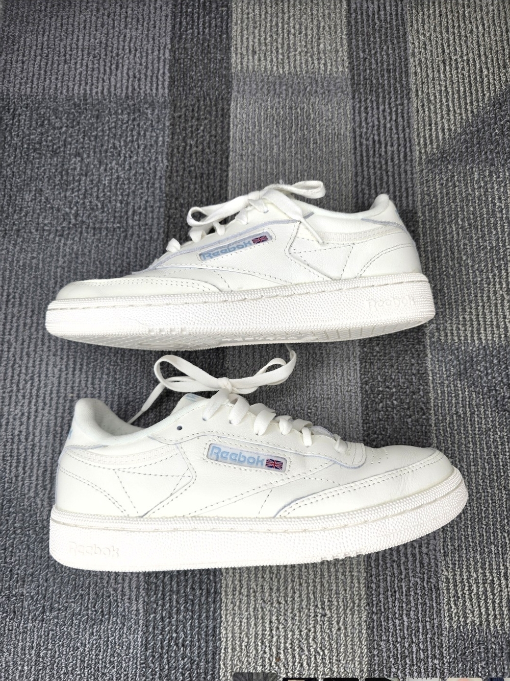 Reebok Club C 85 Vintage Classic White Leather Sneakers